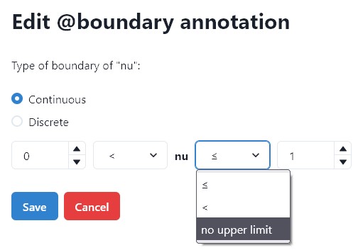Edit a boundary annotation